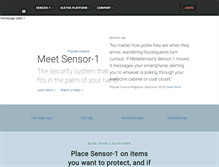 Tablet Screenshot of metasensor.com